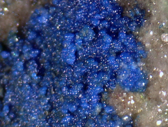 Santarosaite (TL) - Santa Rosa mine, Tarapac Region, Chile