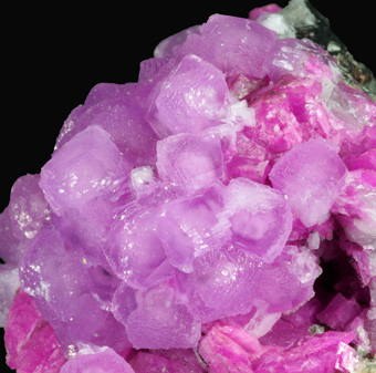 Calcite (var. Cobaltoan) and Spherocobaltite - Bou Azer district, Souss-Massa-Dra Region, Morocco