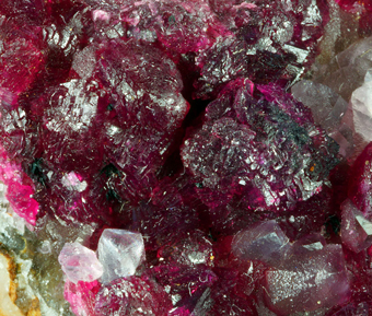 Talmessite, Roselite, Cobaltoan Calcite - Aghbar, Bou Azer district, Souss-Massa-Dra Region, Morocco