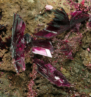 Erythrite - Bou Azer, Souss-Massa-Dra Region, Morocco