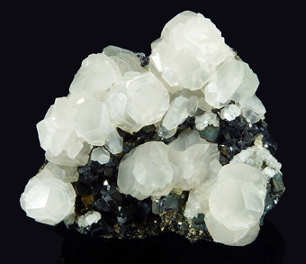 Calcite, Sphalerite, Pyrite, Chalcopyrite - Trepča complex, Kosovo