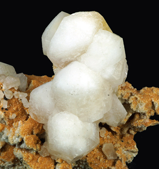 Aragonite var. Nicholsonite on Dolomite - Tsumeb mine, Tsumeb, Namibia