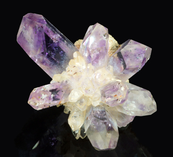 Quartz var. Amethyst - Goboboseb Mountains, Brandberg Area, Erongo Region , Namibia