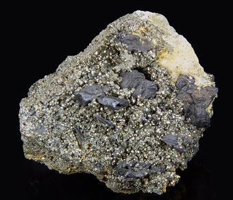 Andorite and Pyrite - San Jos mine, Oruro City, Bolivia
