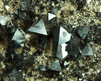 Magnetite - Mt. Huanaquino, Cercado Province, Bolivia