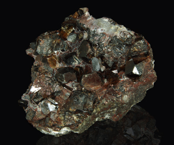 Cassiterite - Cnovec, Krusn Hory Mts, Czech Republic