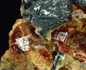 Magnetite, Chondrodite - Tilly Foster Iron mine, Brewster, New York, USA
