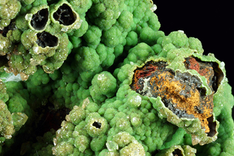 Conichalcite - Ojuela Mine, Mapimi, Durango, Mexico