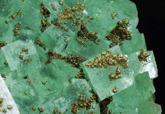Fluorite and Calcite - El Hammam mine, Fs-Mekns Region, Morocco