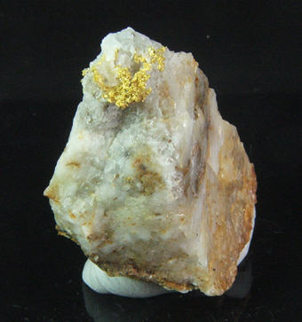 Native gold - Brusson mine - Brusson - Ayas valley - Aosta valley - Italy