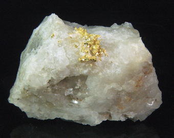 Native gold - Brusson mine - Brusson - Ayas valley - Aosta valley - Italy