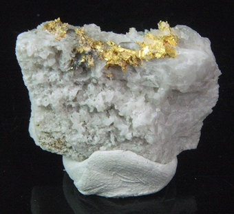 Native gold - Brusson mine - Brusson - Ayas valley - Aosta valley - Italy