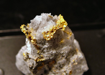 Gold on Quartz - Abitibi, Val d'Or, Qubec, Canada