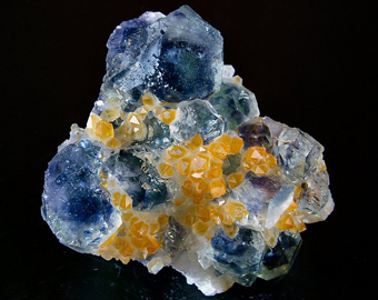 Fluorite with Quartz - Shangbao Mine, Leiyang Co., Hengyang Prefecture, Hunan Province, China