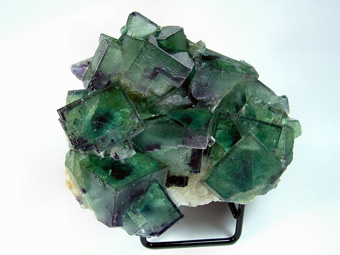 Fluorite - Xianghualing Mine (Hsianghualing Mine), Xianghualing Sn-polymetallic ore field, Linwu Co., Chenzhou Prefecture, Hunan Province, China