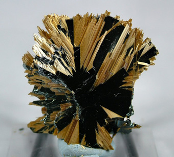 Rutile on Hematite - Novo Horizonte, Bahia, Brazil