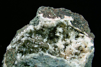 Laumontite var. Leonardite on Calcite - Crastu Muradu Quarry, Osilo, Sassari Province, Sardinia, Italy