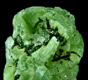 Prehnite, Epidote and Quartz - Imilchil, Er Rachidia Province (Errachidia Province), Mekns-Tafilalet Region, Morocco