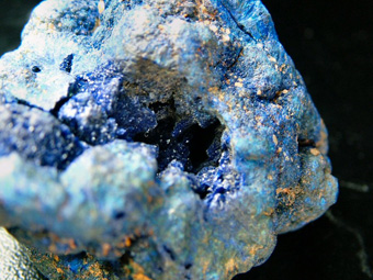 Azurite - Chessy copper mines, Chessy-les-Mines, Le Bois d'Oingt, Rhne, Auvergne-Rhne-Alpes, France