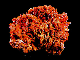 Baryte with Realgar's inclusions - Herja Mine, Chiuzbaia (Kisbnya), Baia Mare (Nagybnya), Maramureș Co., Romania