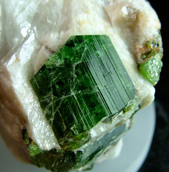 Chrome-Tourmaline (Dravite) - Commander Mine, Nadonjukin, Simanjiro District, Manyara Region, Tanzania