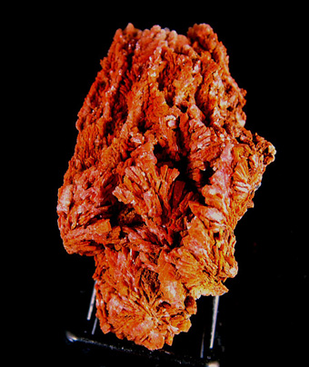 Baryte with Realgar's inclusions - Herja Mine, Chiuzbaia (Kisbnya), Baia Mare (Nagybnya), Maramureș Co., Romania