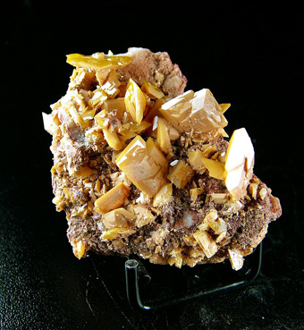 Wulfenite - La Morita Mine, Ascencin Municipality, Chihuahua, Mexico