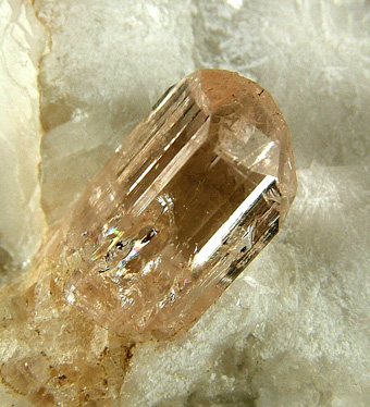 Topaz on Calcite -  Katlang, Mardan District, Khyber Pakhtunkhwa Province, Pakistan