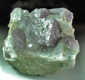 BALDB_B00011 - Calcite on fluorite - Weardale - Cumbria - Northern England