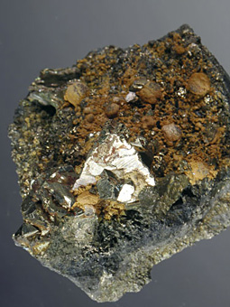 Chalcopyrite, Siderite - Julcani Mine, Huancavelica, Peru