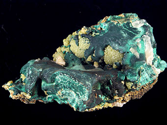 Malachite, Pyromorphite, Cerussite - Rum Jungle, Australia