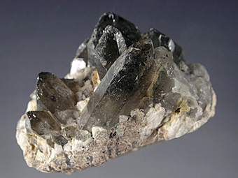 Quartz var. Smoky Quartz - Djebel Moussa, Sinai, Egypt