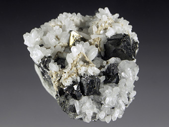 Sphalerite, Tetrahedrite - Huaron, Cerro de Pasco, Peru