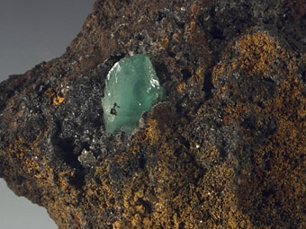 Adamite var. Cuproadamite - Ojuela mine, Mapim�, Durango, Mexico