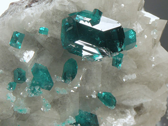 Dioptase - Tsumeb mine, Tsumeb, Otavi, Namibia