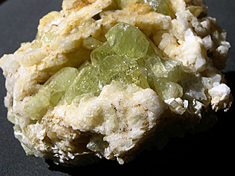 Brazilianite - C�rrego Frio mine, Lin�polis, Divino das Laranjeiras, Doce valley, Minas Gerais, Brazil