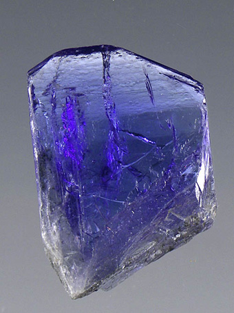 Zoisite var. Tanzanite - Merelani Hills,  Tanzania