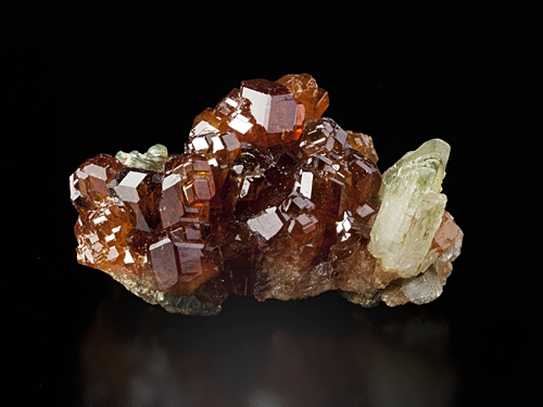 Grossular var. Hessonite - Testa Ciarva, Ala Valley, Piedmont, Italy