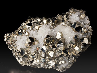 Pyrite, Quartz - Huanzala Mine, Huallanca, Huallanca District, Bolognesi Province, ncash, Peru