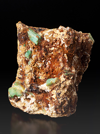Emerald, Albite - Muzo, Boyac, Colombia