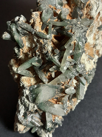 Quartz var. Prase - Porticciolo, Rio Marina, Rio, Livorno Province, Tuscany, Italy