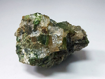 Diopside var. Chromium-bearing Diopside - Outokumpu, North Karelia, Finland