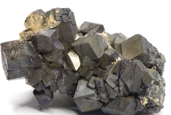 Magnetite - Brosso Mine, by Lessolo, Chiusella Valley, Province of Torino, Piedmont - Italy