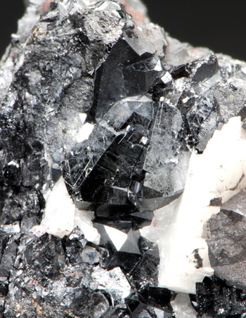 Braunite - Praborna Mine, Saint Marcel, Aosta Valley, Italy