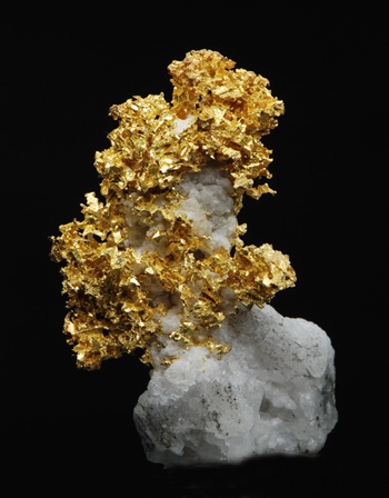 Gold - Brusson Mine, Fenillaz Lode, Ayas Valley, Val d'Aosta, Italy