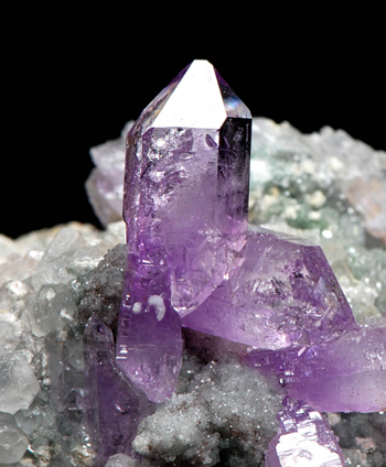Amethyst - Capurru Quarry, by Osilo, Province of Sassari, Sardinia - Italy