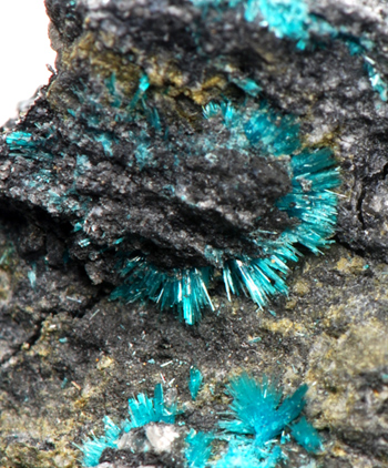 Caledonite - Baccu Locci Mine, Villaputzu, Cagliari Province, Sardegna, Italy