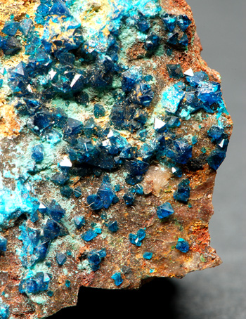 Veszelyite - Mi Fiel Rosita Mine, Sierra Bolsico area, Vallenar, Huasco Province, Atacama Region, Chile