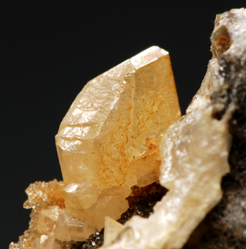 Stolzite - Ste Lucie Mine, St L�ger-de-Peyre, Loz�re, Languedoc-Roussillon, France