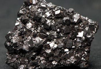 Bixbyite - N'Chwaning III Mine - Kalahari Manganese Fields, Northern Cape, South Africa
